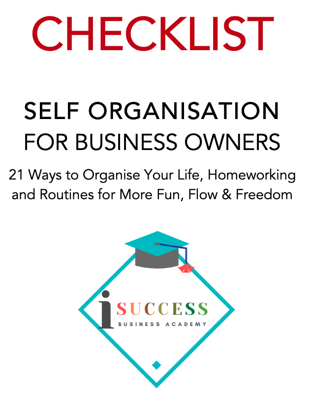 self organisation working from home checklist