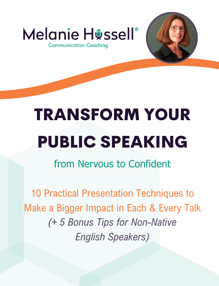 Melanie Hussell from nervous to confident public speaking