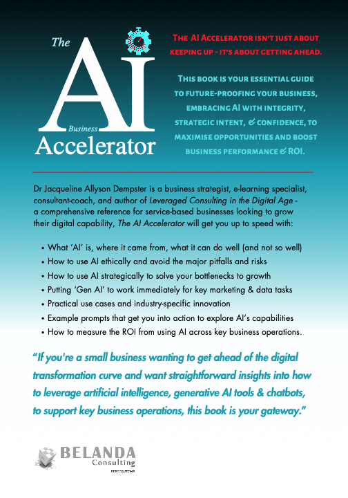 The AI Business Accelerator - back cover